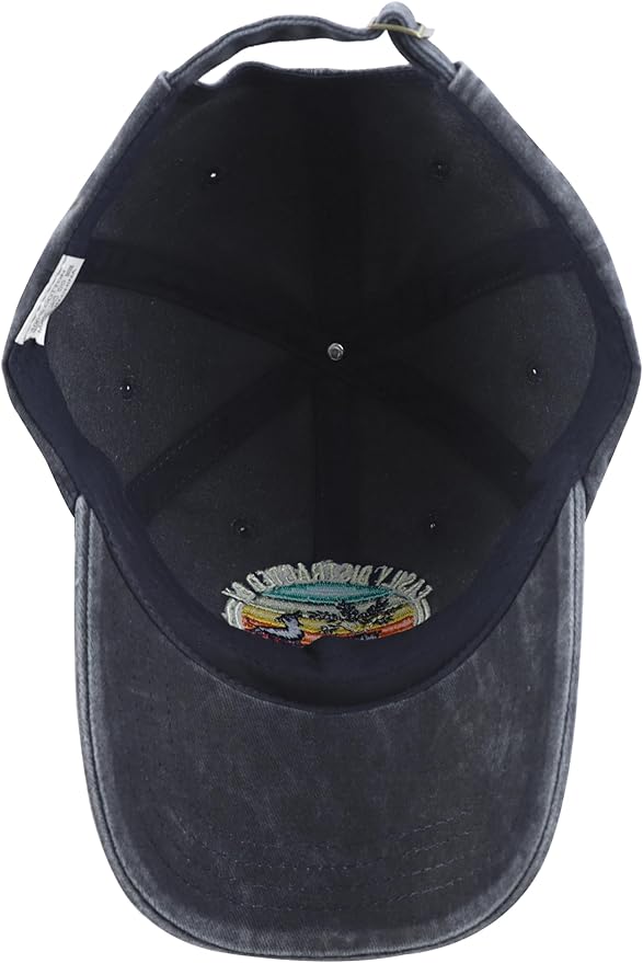 Easily Distracted by Dogs and Plants Hats, Adjustable Plant and Dog Decor Embroidered Baseball Cap for Men Women