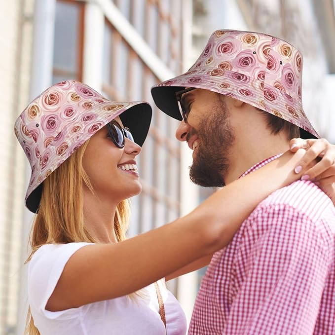 Unisex Bucket Hat Sun Protection Fisherman Hat,Outdoor Sun Hat,Casual Activities Hiking Cap for Women Men Teens
