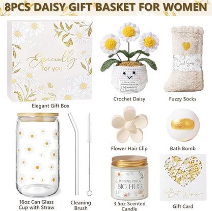 Birthday Gifts for Women Care Package Get Well Soon Gift Baskets, Unique Self Care Spa Gift Set for Women, Thinking of You Inspirational Christmas Gifts for Mom Her Best Friend Sister Teen Girls Wife