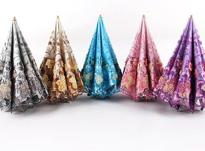 Honeystore Flower Lace Parasols for Wedding Party Lace Bridal Umbrella