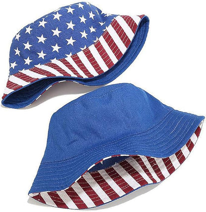XYIYI Cute Bucket Hat Beach Fisherman Hats for Women, Reversible Double-Side-Wear