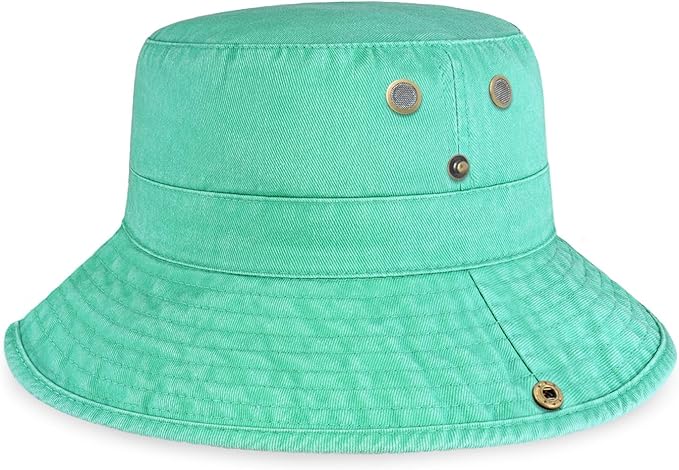 Hot Summer Bucket Hat - Trendy Cotton Sun Hat for Beach, Golf, Fishing - Fun Outdoor Vacation Boonie for Men and Women
