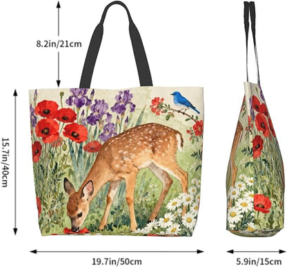 Shoulder Bag Large Reusable Eco-friendly Shopping Bags Portable Storage Handbag