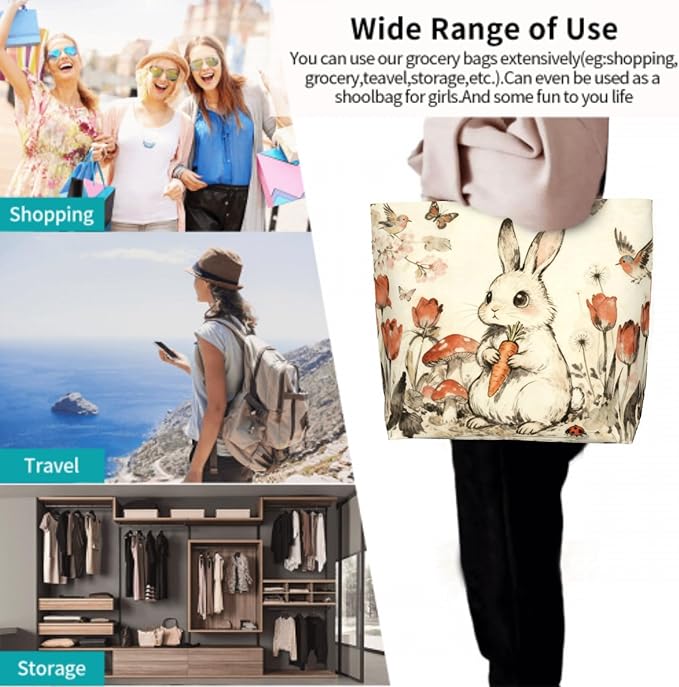 Shoulder Bag Large Reusable Eco-friendly Shopping Bags Portable Storage Handbag