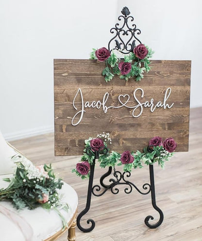 Glitter Roses Bouquet,30PCS Rose Gold Flowers Artificial Roses with Stems for Wedding Bouquet Party Christmas Home Decor(Rose Gold)