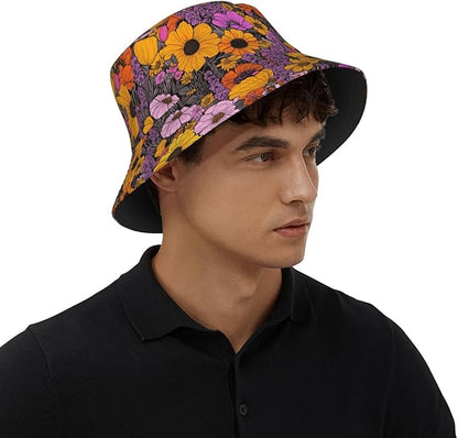 Bucket Hats Fashion Sun Cap Packable Outdoor Fisherman Hat for Women and Men Travel