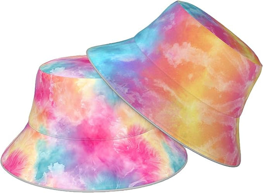 Bucket Hat Double-Side-Wear Reversible Sun Hat Beach Travel Hiking for Women Men