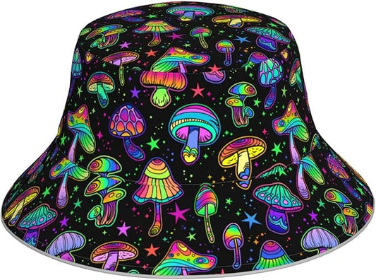 Bucket Hat Beach Summer Sun Hat Reversible Fisherman Hats Double Sided Wearing for Women Men Boys Girls