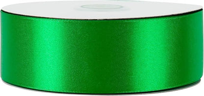 MEEDEE Satin Ribbon - Emerald Green, 1-1/2 Inch, Double Faced, 50 Yards for Christmas, Crafts, Weddings, Flowers, Holidays