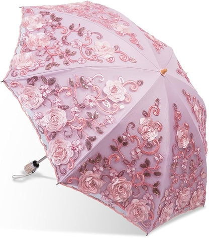 Honeystore Flower Lace Parasols for Wedding Party Lace Bridal Umbrella