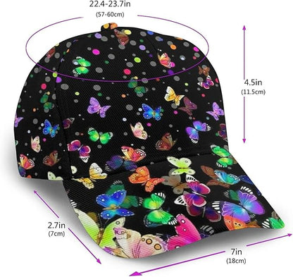 Floral Baseball Cap for Women Fashionable Adjustable Dad Hat Low Profile Running Hat for Summer Sporting Working Hiking