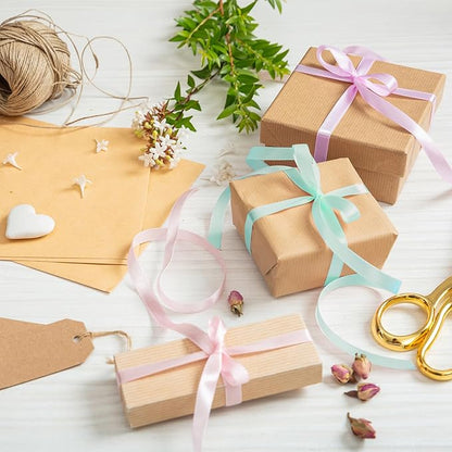 20 Colors Ribbon for Gift Wrapping, Flower Bouquet and Crafts - Versatile Wrapping Ribbon for All Occasions