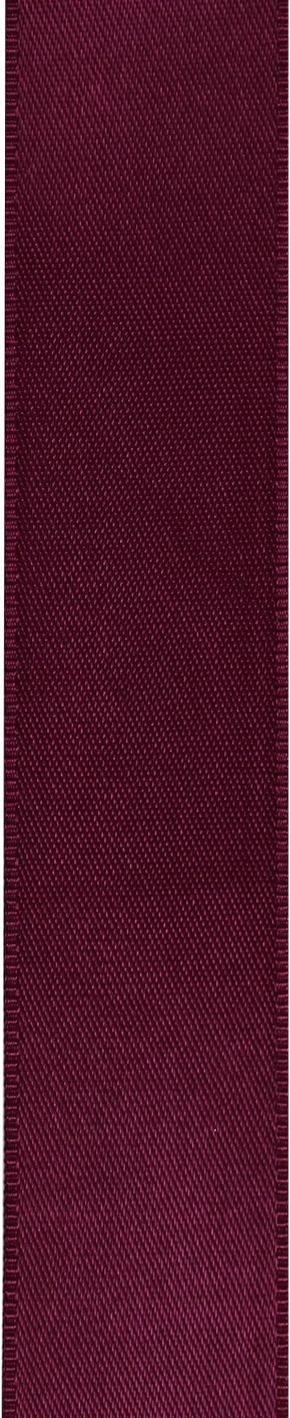 LIUYAXI Burgundy Stain Ribbon, 1-1/2" X Continuous 50 Yards, Double Faced Fabric Ribbon Perfect for Gift Wrapping Wedding Birthday Party Chair Sash Christmas Hair Floral Craft Sewing