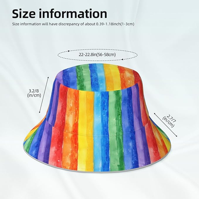Bucket Hat Double-Side-Wear Reversible Sun Hat Beach Travel Hiking for Women Men