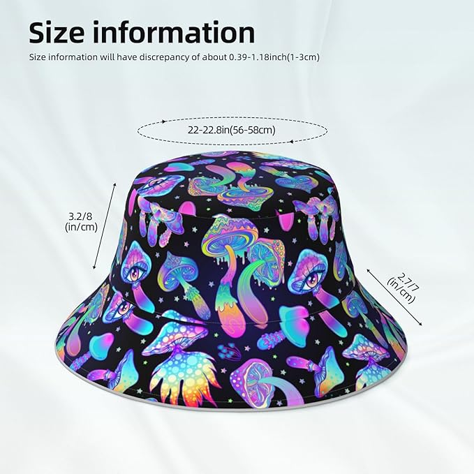 Bucket Hat for Women and Men Fashion Sun Cap Packable Outdoor Fisherman Hat