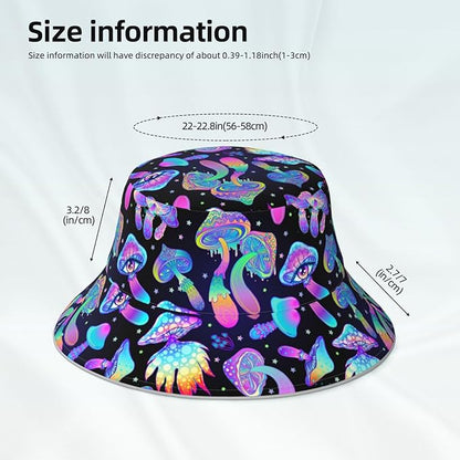 Bucket Hat for Women and Men Fashion Sun Cap Packable Outdoor Fisherman Hat