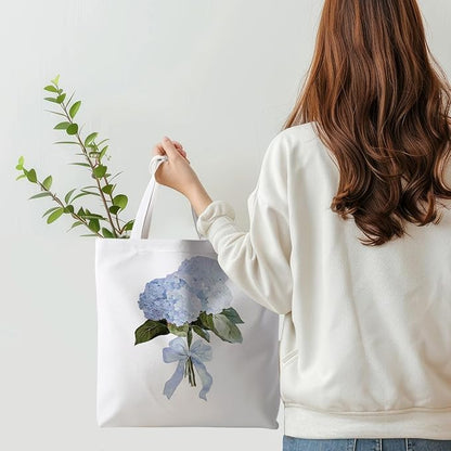 Floral Tote Bag, Floral Bag for Women, Reusable Grocery Bags Shopping Bags