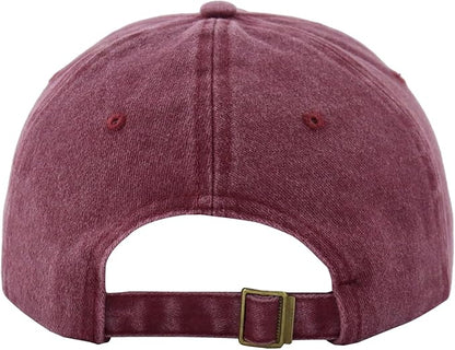 Life is Better in The Garden Hat for Women, Adjustable Embroidered Cotton Gardening Baseball Cap