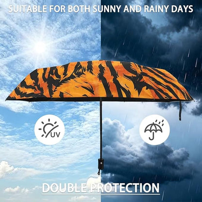 Umbrellas for Rain Lightweight Travel Umbrella 42" Canopy UV Protection Sun Umbrella Windproof Compact Umbrellas