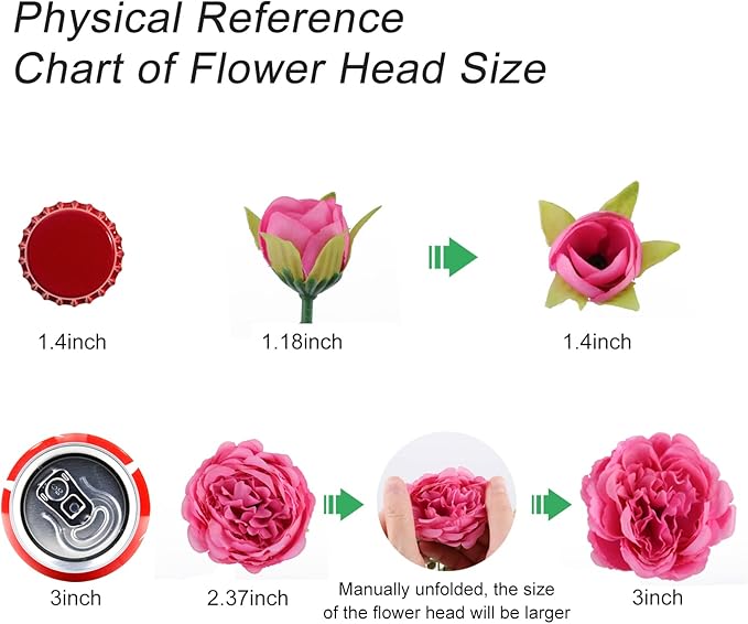 Artificial Peonies Silk Flowers, Pink Faux Peony Bouquet 4 Bundles Florals Arrangements Decor for Farmhouse Home Boho Wedding Table Centerpiece, Fake Plastic Flower Bulk for Vase Decoration (Mix Pink)