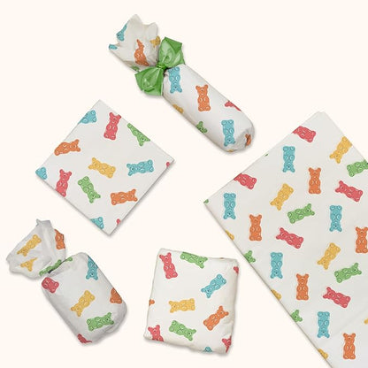 Pro Supply Global Gummy Bears Printed Tissue Paper for Gift Bags or Boxes and Wrapping - Candy Bulk Decorative Art Tissue Paper for Packaging and Gifting | 24 Sheets 20" x 30"