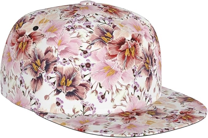 Tulip Flower Baseball Cap for Women Baseball Caps Flower Hat Tulip Baseball Hats Womens Cap for Outdoor
