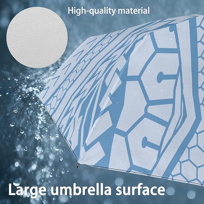 Umbrellas for Rain Lightweight Travel Umbrella 42" Canopy UV Protection Sun Umbrella Windproof Compact Umbrellas