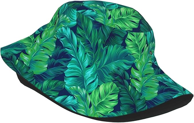 Small Daisy Green Chrysanthemum Flower Bucket Hats Fashion Sun Cap Packable Outdoor Fisherman Hat for Women and Men