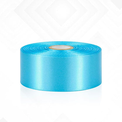 30 Yards Turquoise Blue Ribbon 1-1/2 Inch, Turquoise Satin Ribbon for Gift Wrapping, Flower Bouquet, Crafts, Baby Shower, Christmas, Easter and Bow Making