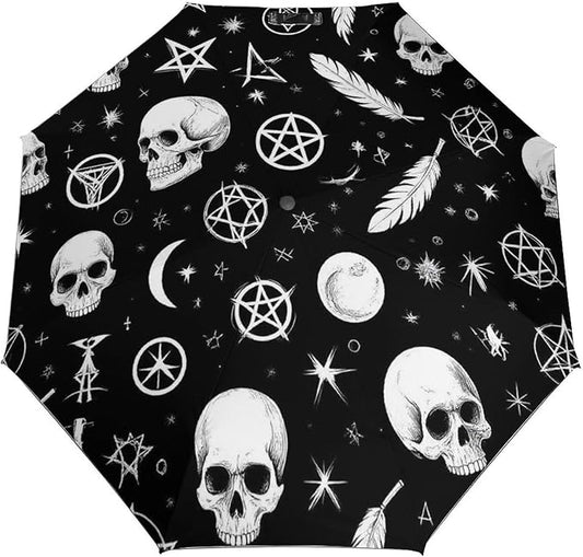 Fashion 3 Fold Sunny Rain Sunscreen Umbrella Portable Automatic Umbrella