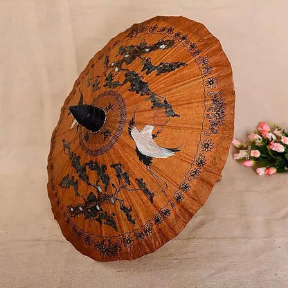 Chinese Japanese Handmade Parasol Umbrella,Asian Decoration DIY Art Dance Classical Umbrella for Wedding Parties Photography Costumes Cosplay