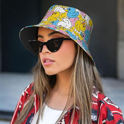 Bucket Hat Summer Beach Fisherman Cap Packable Sun Hats