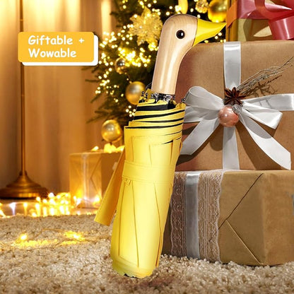 Duck Umbrella – Cute Duck with Adorable Duck Handle, The Perfect Duck Umbrella for Duck Lovers