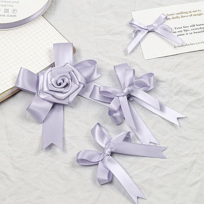 Lilac Mist Satin Ribbon, Double Faced 1/2 Inch X 50 Yards Lilac Mist Ribbon, Premium Satin Ribbon for Gift Wrapping, Crafts, Hair Bow Making, Sewing, Flower Bouquet, Wedding Party Decor
