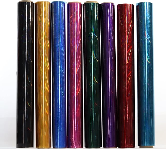CMFYHM Iridescent Black Cellophane Wrap Roll I 34 In Wide X 50 Ft Long I Colorful Cello Perfect For Baskets,Gifts, Treats,Birthday Holiday Wedding Floral, Party Arts Crafts Decoration (Black)