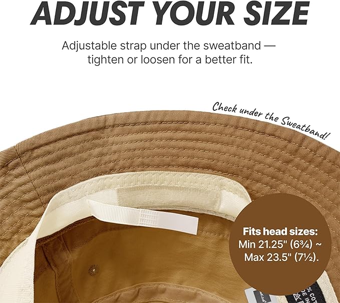 Hot Summer Bucket Hat - Trendy Cotton Sun Hat for Beach, Golf, Fishing - Fun Outdoor Vacation Boonie for Men and Women