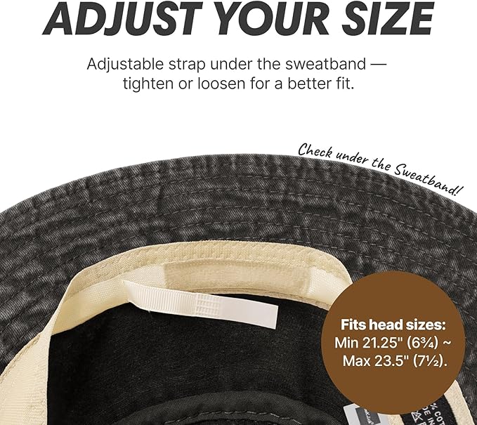 Hot Summer Bucket Hat - Trendy Cotton Sun Hat for Beach, Golf, Fishing - Fun Outdoor Vacation Boonie for Men and Women