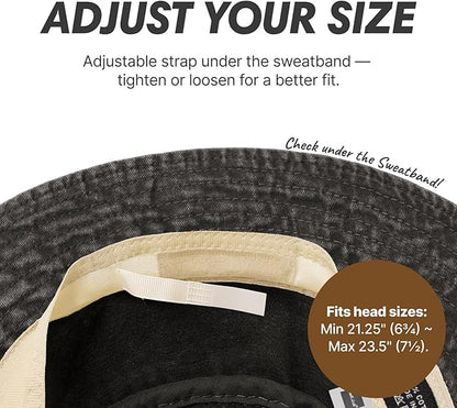 Hot Summer Bucket Hat - Trendy Cotton Sun Hat for Beach, Golf, Fishing - Fun Outdoor Vacation Boonie for Men and Women