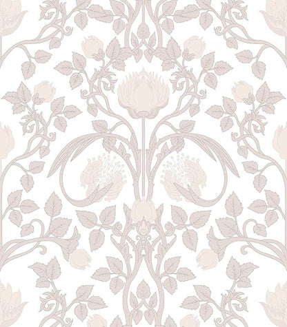 17.3"×78.7" Pink Peel and Stick Wallpaper, Floral Wallpaper for Bedroom Bathroom Self Adhesive Removable