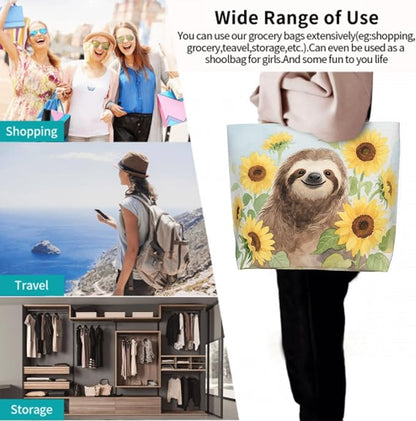 Shoulder Bag Large Reusable Eco-friendly Shopping Bags Portable Storage Handbag