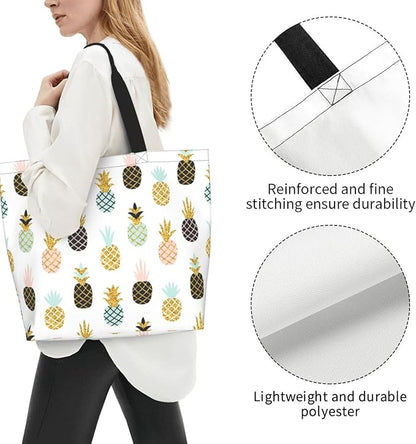 Sunflower Tote Bag For Women, Waterproof Shoulder Bags Big Reusable Grocery Handbag For Shopping Picnic Work Beach