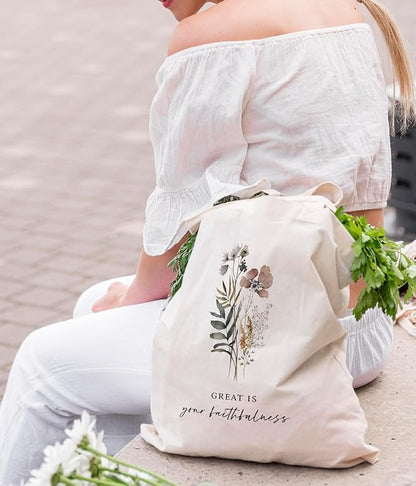 Christian Tote Bag, Christian tote Bag for Women, Bible tote bag, Bible Tote Bags for Women, Foral Tote Bag