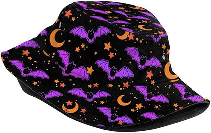 Bucket Hat for Women Men Funny Halloween Hats Packable Outdoor Fisherman Hats Caps Unisex