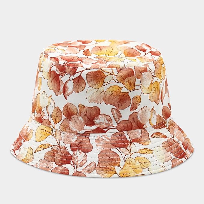 Quanhaigou Bucket Hat for Men Women,Packable Reversible Printed Sun Hats,Fisherman Outdoor Summer Travel Hiking Beach Caps