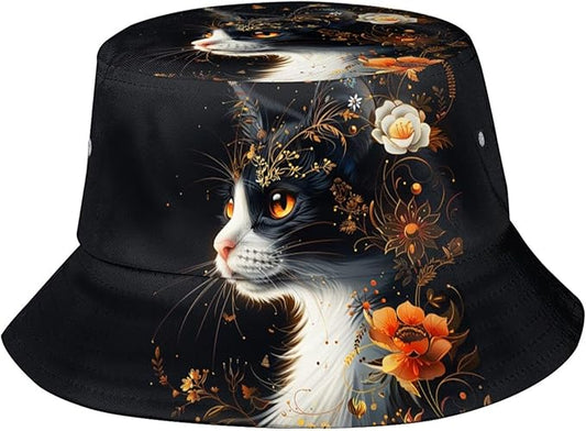 Bucket Hat for Women Men Funny Halloween Hats Packable Outdoor Fisherman Hats Caps Unisex