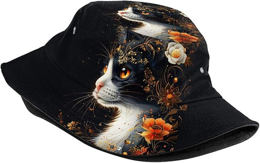 Bucket Hat for Women Men Funny Halloween Hats Packable Outdoor Fisherman Hats Caps Unisex