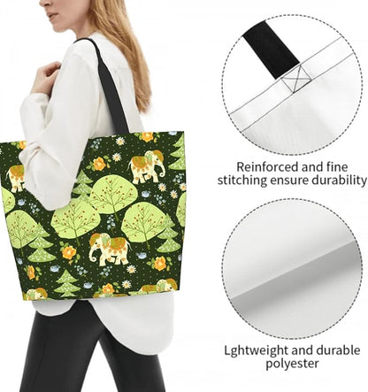 Shoulder Bag Large Reusable Eco-friendly Shopping Bags Portable Storage Handbag