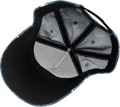 Floral Baseball Cap for Women Fashionable Adjustable Dad Hat Low Profile Running Hat for Summer Sporting Working Hiking