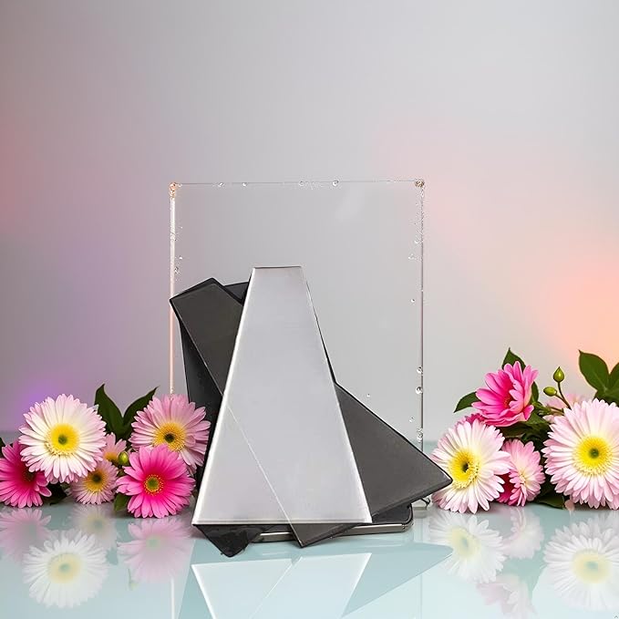 Myuiao 100 Pcs Clear Flower Bouquet Sleeves, Transparent Cellophane Bags for Valentine's Day Gifts, Wedding Floral Packaging, Rose Protectors, Food-Grade Plastic Wrap, Bulk Party Decorations (6x10in)