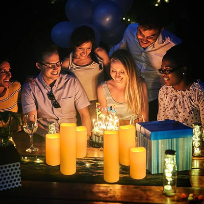 48-Pack LED Flameless Candles with Remote Control - Perfect for Home, Parties, and Special Occasions - Create a Magical Ambiance Effortlessly(Three Sizes)